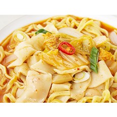 바른식 김치 생수제비 칼국수 2인분 (냉장), 1개, 580g