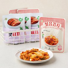 일미 맛김치 200g 3봉 + 볶음김치100g 3봉 세트, 1세트