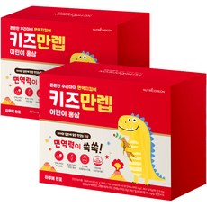 뉴트리커먼 키즈만렙 어린이 홍삼 30p, 2개, 600ml