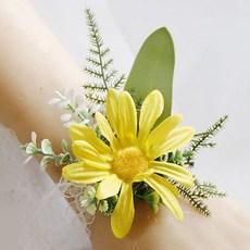 Jua Objet Dej花束人造花, 04黃色手花