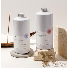 살림백서 딥퍼퓸 섬유유연제 화이트머스크향 본품, 1L, 3개