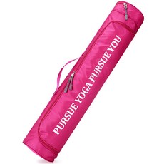 블루얼스 홈트 요가운동 매트 가방, 핑크
