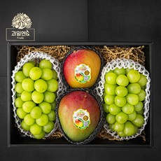 프리미엄 샤인머스캣 애플망고 혼합 선물세트, 2.3kg, 1세트
