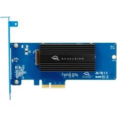 OWC NVMe M.2 TO PCIe 4.0 X16 부팅지원 X4 확장슬롯 어댑터카드 OWC Accelsior 1M2