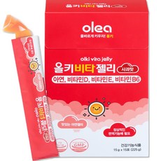 올레아 유아용 올키 비타젤리 아연 사과맛 15p, 225g, 1개