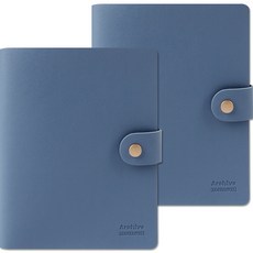 리코즈 소프트 네컷앨범 2p, 블루, 20매