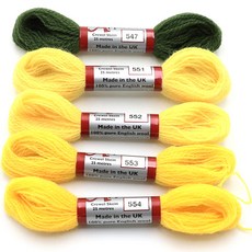 Joy Cross Stitch Appleton Woolsa 5 件套, 1套, 547, 551, 552, 553, 554