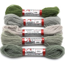 Joy Cross Stitch Appleton Woolsa 5 件套, 1套, 256, 291, 291A, 292, 293