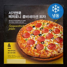 서가앤쿡 페퍼로니 콤비네이션 피자 (냉동), 1개, 417g