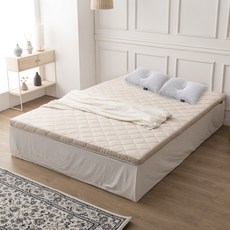 아지오텍스 메모리폼 매트리스 7.5cm 퀸 + 베개 일체형 세트