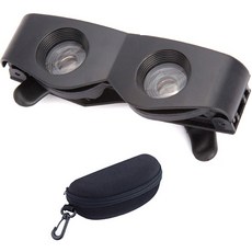 코메리 B1124 야외활동 줌렌즈 낚시망원경 안경 + 케이스 세트, 5mm