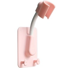 피삼십일 간편부착 샤워기 거치대 핑크
