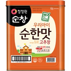 청정원 순창 우리아이 안매운 순한맛 고추장, 1개, 14kg