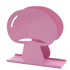 냅킨꽂이 칼라 금속 냅킨 랙 핑크 버섯 1개