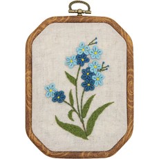 Alode 純花八角 DIY 刺繡包 15 x 11cm, 1個, 012