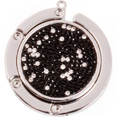 Bling cubic 可折疊手提包掛鉤帶鑰匙鏈, 1個, 004