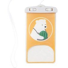 라니마켓 귀여운 핸드폰 방수팩, 1개, 백곰