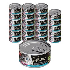 데이스포 필라인 그레이비 고양이 간식캔, 24개, 80g, 흰살참치 + 멸치 혼합맛 24개, 80g, 흰살참치 + 멸치 혼합맛