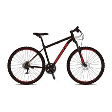 지오닉스 자전거 43.18cm 마젠타 370HD, 맷 블랙 + 레드, 176cm