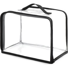 Makemine 包保護 PVC 透明防水收納袋 黑色 S 23 x 14 x 16 cm, 1件, 1個