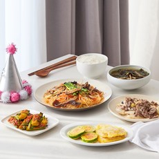 정미경키친 바로만든 생일 상차림 세트 1350g, 1세트