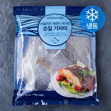 러시아산 손질 가자미 5~6미 (냉동), 1.5kg, 1개
