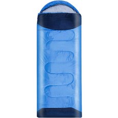 앤도 북극 보온 침낭 1kg, 스카이블루, 1개