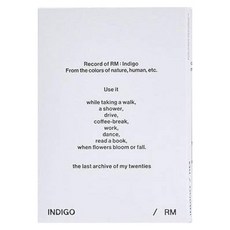 RM (방탄소년단) - Indigo Postcard Edition Weverse Albums ver, 1QR코드