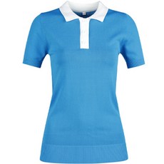 Lux Golf 女款拼色短袖針織衫 MDG3M603