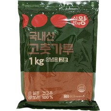 식자재왕 국내산 양념 고운 고추가루, 1kg, 1개