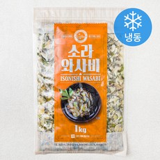 고래미 소라와사비 (냉동), 1kg, 1개