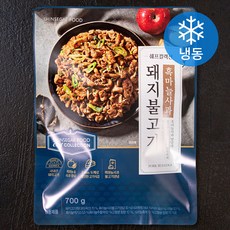 쉐프컬렉션 신세계푸드 흑마늘사과 돼지불고기 (냉동), 700g, 1개