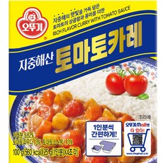 오뚜기 지중해 토마토 카레 고형, 100g, 1개