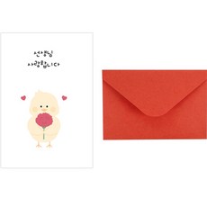 Donna&deco 教師節老師明信片 10張+信封 10個+透明貼紙 10個組, 1套, 061請小妞收花