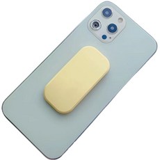 라젠다 심플 컬러 휴대폰 스마트폰용 거치대 홀더, 레몬, 1개