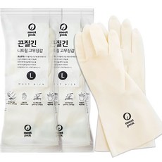 모스트픽 끈질긴 니트릴 고무장갑 양손 세트 화이트 대(L) 3개