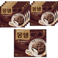 몽쉘 카카오 생크림 케이크 12p, 408g, 8개