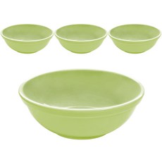 국산 로야 멜라민 6볼 15cm, 연그린, 4개