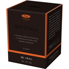 프리미어스티 레드 시트러스 허브차, 10개입, 1개, 2.5g 2.5g, 10개
