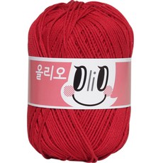 yarna 올리오 뜨개실, 730 리얼레드, 1개