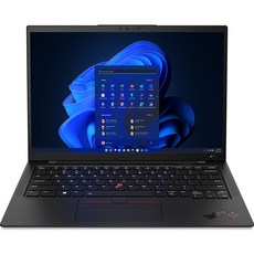  레노버 2022 씽크패드 X1 카본 Gen 10 14 코어i7 인텔 12세대, Black, 1TB, 32GB, WIN10 Pro, 21CB001WKR 