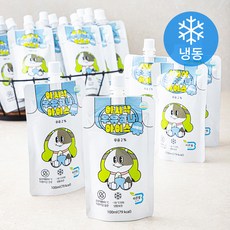 바른웰 아사삭 우유하나 아이스 (냉동), 100ml, 40개