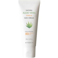 아요델 알로에베라 미백톤업 3중기능성 선크림 SPF50+ PA+++, 100ml, 1개