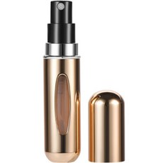 봉블리 원핸드 휴대용 향수 리필 케이스 5ml, 1개, 골드