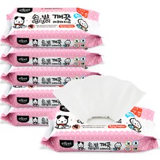 에티펫 손 발 엉덩이 깨끗 아쿠아티슈, 80개입, 6개 80개입, 6개