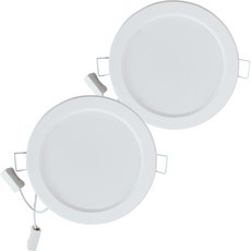 Lucia LED 防潮浴室嵌入式燈 15W 筒燈燈泡顏色, 2個