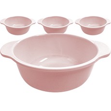 국산 로야 멜라민 이유식볼 11.5cm, 핑크, 4개