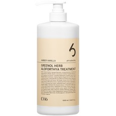 CH6 그리놀 허브 알로포시아 기능성 트리트먼트 엠버바닐라향, 1000ml, 1개