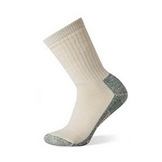 스마트울 여성용 양말 클래식 하이크 풀 쿠션 크루 양말, Ash