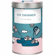PRESH 大豆香氛蠟燭 L號, 600g, AIR SWIMMER 烘焙堅果, 1罐